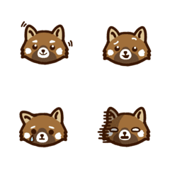 [LINE絵文字] raccoon raccoon -Qiの画像