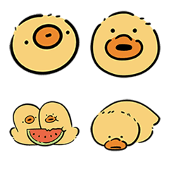 [LINE絵文字] duck outの画像