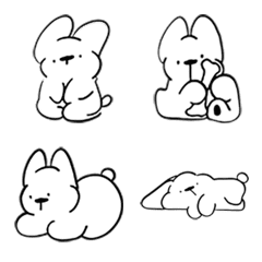 [LINE絵文字] bunnydogの画像