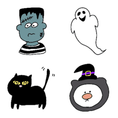 [LINE絵文字] ゆかいな仲間たち.03 ハロウィンver.の画像