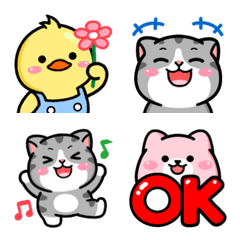 [LINE絵文字] Douhua cat and its friends-Animatedの画像