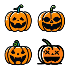 [LINE絵文字] ハロウィンの要素の画像