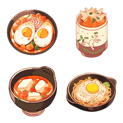 [LINE絵文字] Various delicacies emojiの画像