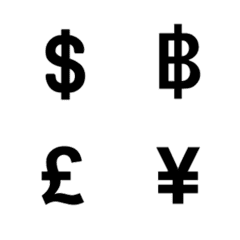 [LINE絵文字] international currencyの画像