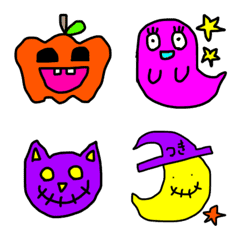 [LINE絵文字] ゆるっとHELLOWEEN絵文字の画像