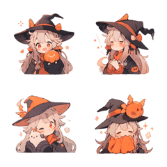 [LINE絵文字] Cute halloween 01の画像