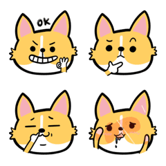 [LINE絵文字] The cute dog Corgi Copyの画像