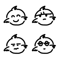 [LINE絵文字] odd emojiの画像