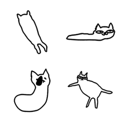 [LINE絵文字] CUTECUTE CAT PIKA0204の画像