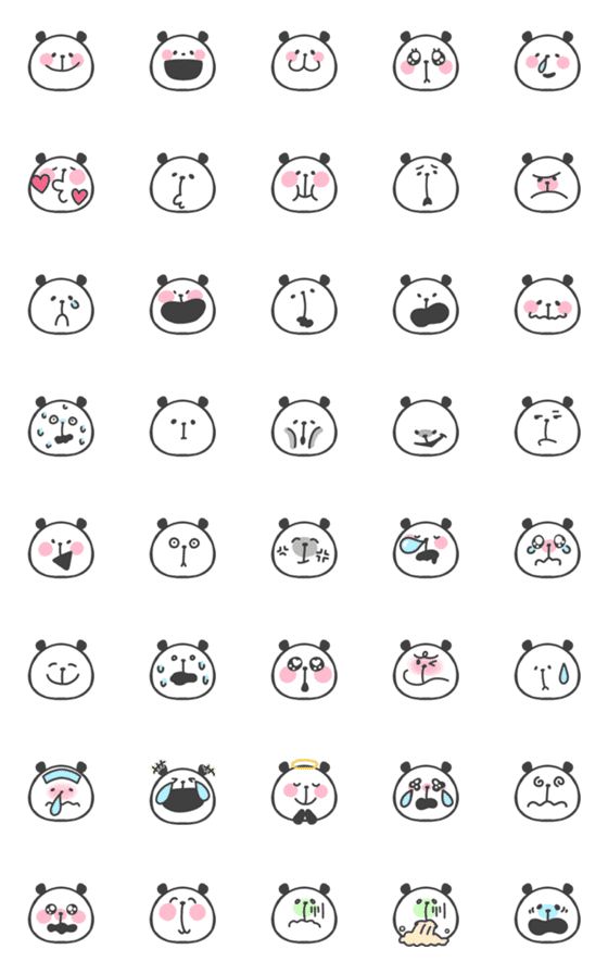 [LINE絵文字]ぱんだ*part3の画像一覧