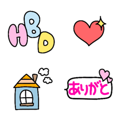 [LINE絵文字] いろいろ使える♥Part 1の画像