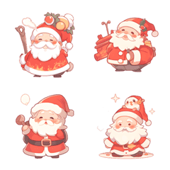 [LINE絵文字] Santa long hoildayの画像