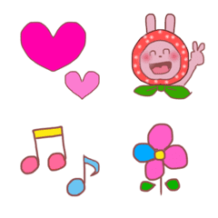 [LINE絵文字] cute and  colorful emojiの画像