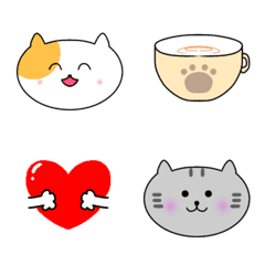 [LINE絵文字] 【色んな猫ちゃん】＆使いやすい絵文字の画像