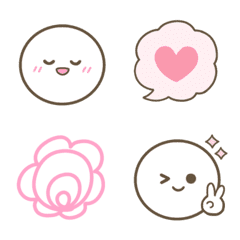 [LINE絵文字] しらたま♡えもじの画像