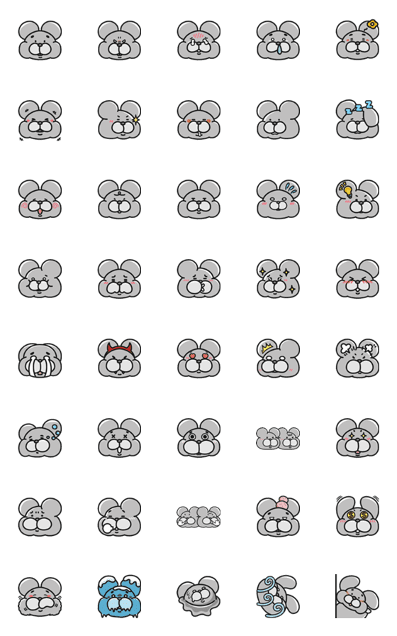 [LINE絵文字]Ruyi Mouseの画像一覧