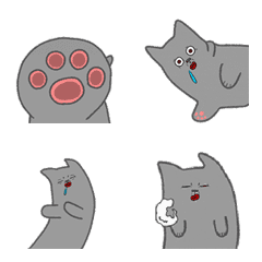 [LINE絵文字] ねこ はじめて みるの？2の画像