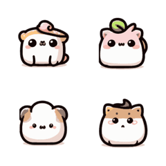 [LINE絵文字] Super cute animal expression stickers2の画像