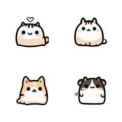 [LINE絵文字] Super cute animal expression stickers5の画像