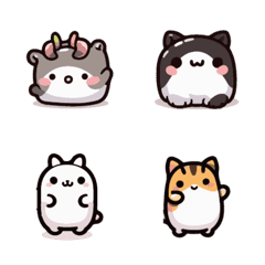 [LINE絵文字] Super cute animal expression stickers9の画像