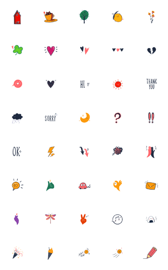 [LINE絵文字]Always needed emojiの画像一覧