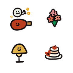 [LINE絵文字] cute little pattern6の画像