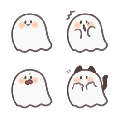 [LINE絵文字] Lots of cute ghostsの画像