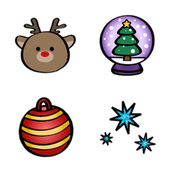 [LINE絵文字] 冬のクリスマスパーティー！（動的）の画像