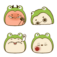 [LINE絵文字] Madman in a frog suitの画像