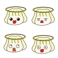 [LINE絵文字] Little Angel Emojiの画像