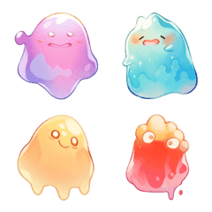 [LINE絵文字] soft slime emojiの画像