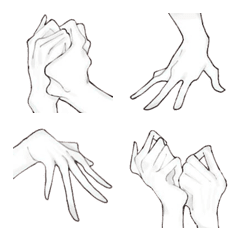 [LINE絵文字] Long Hands.の画像