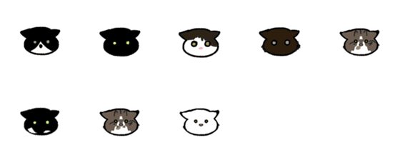 [LINE絵文字]Yurukawa catの画像一覧