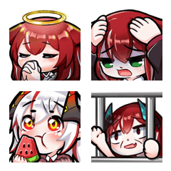 [LINE絵文字] huahua's emote 7の画像