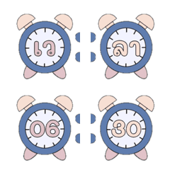 [LINE絵文字] Clock tells timeの画像