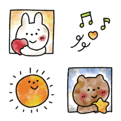 [LINE絵文字] ふんわり♡動物の画像