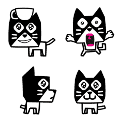 [LINE絵文字] 動く！！コーヒー猫の絵文字の画像