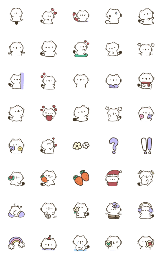 [LINE絵文字]Cat cute :1の画像一覧