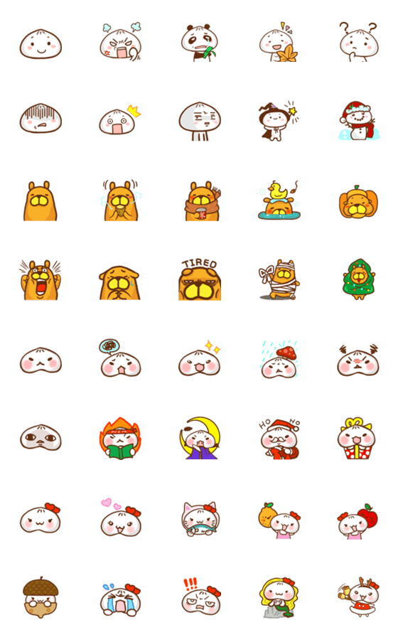 [LINE絵文字]LIN BAO-emoji first editionの画像一覧