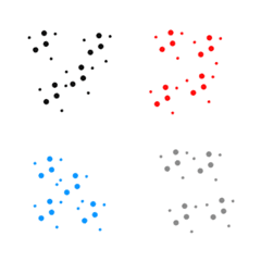 [LINE絵文字] Coloful Dot！！の画像