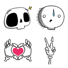 [LINE絵文字] skull babeの画像