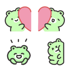 [LINE絵文字] melon bear emojiの画像