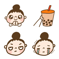 [LINE絵文字] Mama is too hard : Animated emoji, cute！の画像