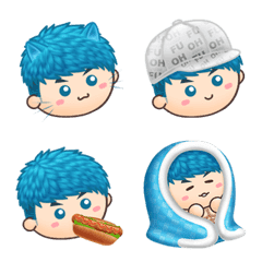 [LINE絵文字] BABY SERIES: OH FU JOHN Emoji 1の画像