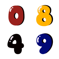 [LINE絵文字] numbers 16の画像