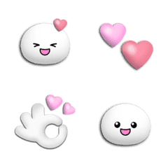 [LINE絵文字] 動く！！かわいい♡ぷっくり絵文字1の画像