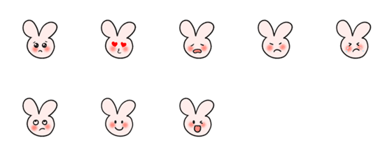 [LINE絵文字]sakiko bunnybunnyの画像一覧