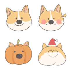 [LINE絵文字] A corgi dogの画像