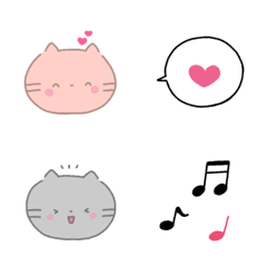 [LINE絵文字] ねこねここ 絵文字の画像