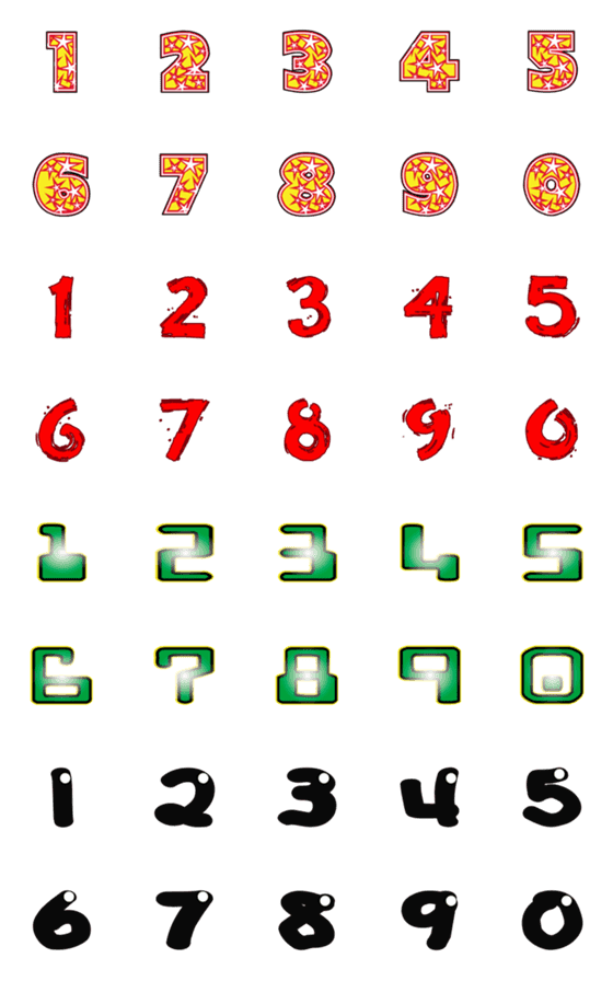 [LINE絵文字]Number emoji 82の画像一覧